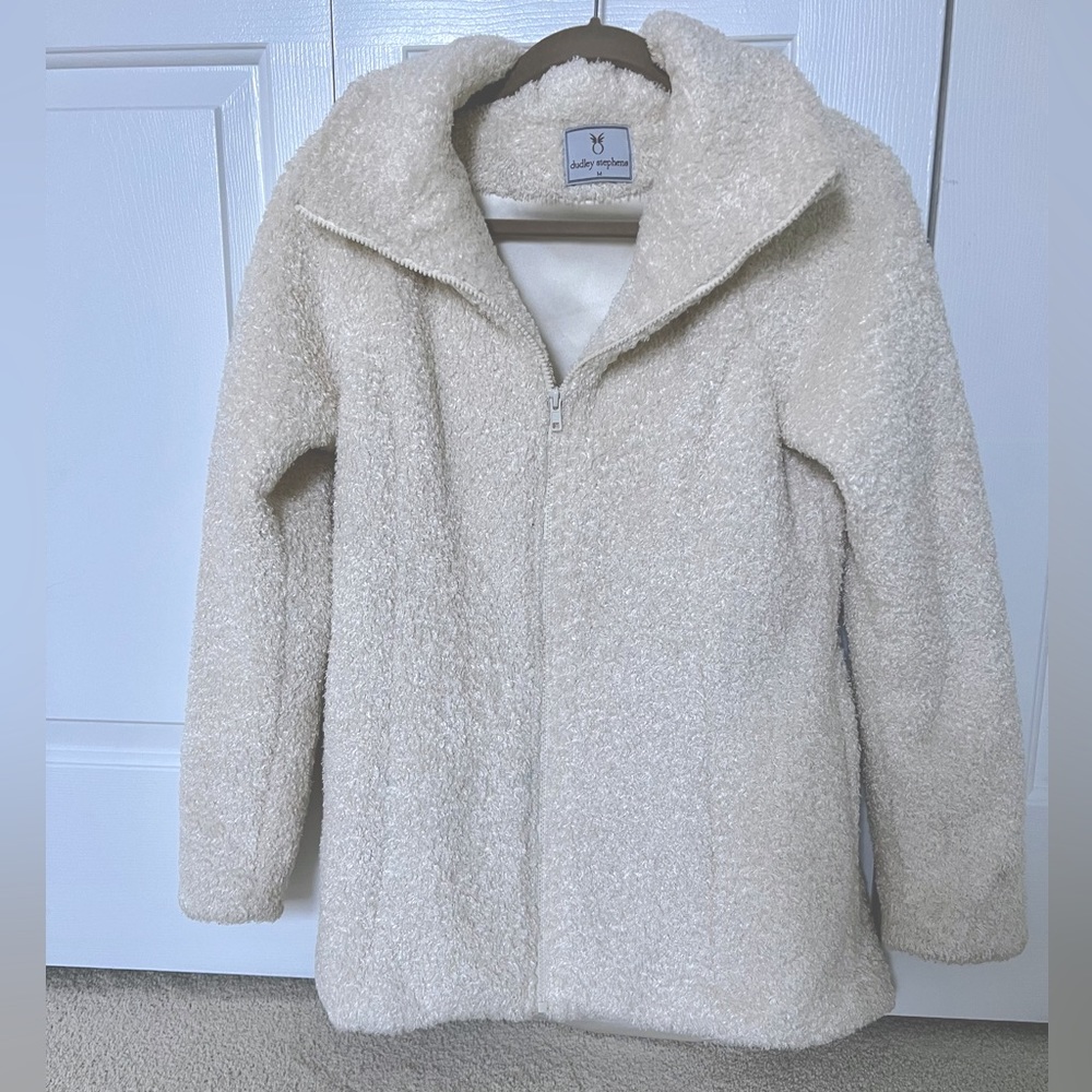 Dudley Stephens Union Hill long Sherpa fleece coat